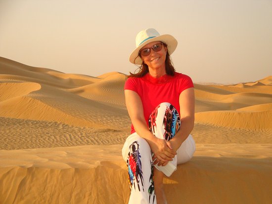 The Sunset trip at empty quarter desert